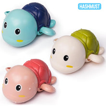 Load image into Gallery viewer, HASHMUST Bath Toys 3 Packs, Wind Up Swimming Turtle Toys for Age 1+ Year Old Baby Toddlers, Water Pool Bathtub Kids Toys, Cute Gift for Boys & Girls