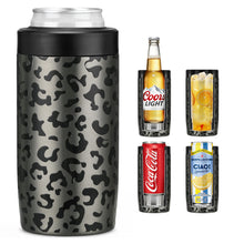 Load image into Gallery viewer, Jslove 4 in 1 Insulated Can Cooler - Universal Size for 12 oz Cans, Slim Cans, and Bottles