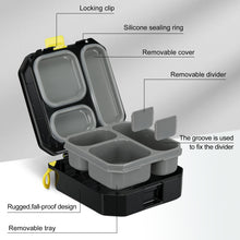 Load image into Gallery viewer, JoyYum Bento Lunch Box for Kids, 35oz Leak-Proof 5 Compartment Lunch Container, Food-Safe Materials, Ideal Portion Sizes for Ages 3-12 Girls Boys Toddlers for School