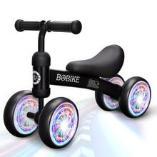 Load image into Gallery viewer, GOBOKLE Baby Balance Bike, 4-Wheel No-Pedal Bicycle for Toddlers 12-36 Months, Boys & Girls First Birthday Gift