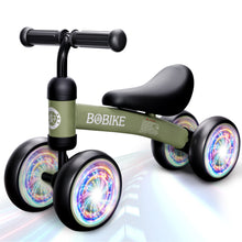 Load image into Gallery viewer, GOBOKLE Baby Balance Bike, 4-Wheel No-Pedal Bicycle for Toddlers 12-36 Months, Boys & Girls First Birthday Gift
