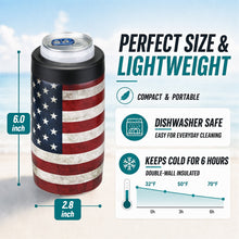 Load image into Gallery viewer, Jslove 4 in 1 Insulated Can Cooler - Universal Size for 12 oz Cans, Slim Cans, and Bottles