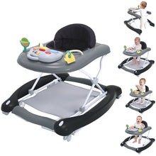 Load image into Gallery viewer, Howeemo 5 ln 1 Foldable Baby Walker, Activity Baby Walker-Baby Bouncer, Rocker, Activity Center,Seat and Push Walker,Detachable Trampoline Mat, Adjustable Speed Rear Wheels and Height,Ages 6-18 Months
