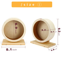 Load image into Gallery viewer, Hamster Wooden Silent Wheel