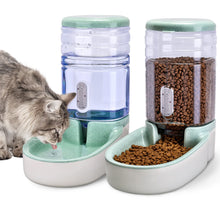 Load image into Gallery viewer, Automatic Dog Cat Feeder and Water Dispenser with Pet Food Bowl