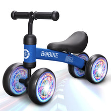 Load image into Gallery viewer, GOBOKLE Baby Balance Bike, 4-Wheel No-Pedal Bicycle for Toddlers 12-36 Months, Boys & Girls First Birthday Gift