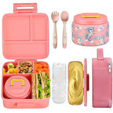 Load image into Gallery viewer, Bento Lunch Box for Kids With 8oz Soup thermo