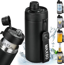 Load image into Gallery viewer, 4-in-1 Insulated Vacuum Stainless Steel Sealed Can Cooler(For 12oz Regular, Slim Skinny Cans & As Thermal Bottle)