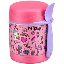 Load image into Gallery viewer, 10oz Kids Insulated Food Jar with Spoon