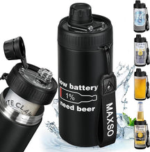 Load image into Gallery viewer, 4-in-1 Insulated Vacuum Stainless Steel Sealed Can Cooler(For 12oz Regular, Slim Skinny Cans & As Thermal Bottle)