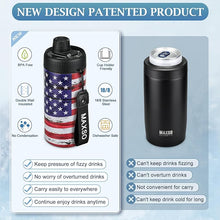 Load image into Gallery viewer, 4-in-1 Insulated Vacuum Stainless Steel Sealed Can Cooler(For 12oz Regular, Slim Skinny Cans & As Thermal Bottle)