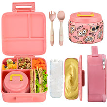 Load image into Gallery viewer, Bento Lunch Box for Kids With 8oz Soup thermo