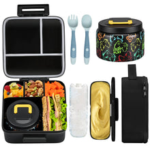 Load image into Gallery viewer, Bento Lunch Box for Kids With 8oz Soup thermo