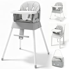 Load image into Gallery viewer, Dageely 5-in-1 Baby High Chair, Portable Foldable High Chair, Convertible Infant Booster Seat and Dining Chair for Babies and Toddlers, 6-36 Months