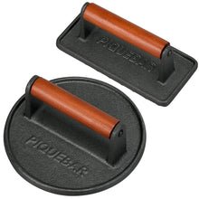 Load image into Gallery viewer, Cast Iron Burger Press & Bacon Press - 2 Pack