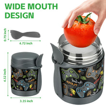 Load image into Gallery viewer, 10oz Kids Insulated Food Jar with Spoon