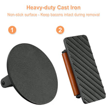 Load image into Gallery viewer, Cast Iron Burger Press & Bacon Press - 2 Pack