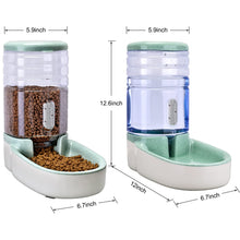 Load image into Gallery viewer, Automatic Dog Cat Feeder and Water Dispenser with Pet Food Bowl