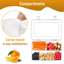 Load image into Gallery viewer, 2 Pack Divided Snack Box