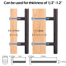 Load image into Gallery viewer, 30 Pack Bronze Solid Cabinet Handles Drawer Pulls