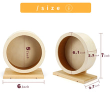 Load image into Gallery viewer, Hamster Wooden Silent Wheel