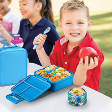 Load image into Gallery viewer, Bento Lunch Box for Kids With 8oz Soup thermo