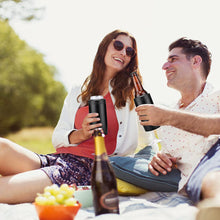 Load image into Gallery viewer, 4-in-1 Skinny Can Cooler Double Wall Stainless Steel Insulated Can Holder