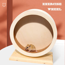 Load image into Gallery viewer, Hamster Wooden Silent Wheel
