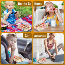 Load image into Gallery viewer, 2 Pack Divided Snack Box