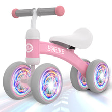 Load image into Gallery viewer, GOBOKLE Baby Balance Bike, 4-Wheel No-Pedal Bicycle for Toddlers 12-36 Months, Boys &amp; Girls First Birthday Gift