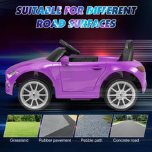 Load image into Gallery viewer, GOBOKLE 12V Kids Ride-On Car, Battery Powered Electric Vehicle, 2.4G Parent Remote Control, Double Door Design, Safety Belt &amp; LED Lights