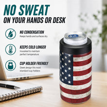 Load image into Gallery viewer, Jslove 4 in 1 Insulated Can Cooler - Universal Size for 12 oz Cans, Slim Cans, and Bottles