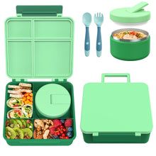 Load image into Gallery viewer, Bento Lunch Box with 8oz Soup Thermo
