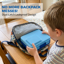 Load image into Gallery viewer, Bento Lunch Box for Kids with 9oz Insulated Food Jar, 5-Compartment Leak-Proof Lunch Container for Girls Boys, BPA/BPS-Free, Dishwasher Safe