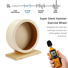 Load image into Gallery viewer, Hamster Wooden Silent Wheel
